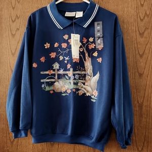 Basic Editions NWT Misses loose fit fall sweatshirt - Size Medium - could run lg